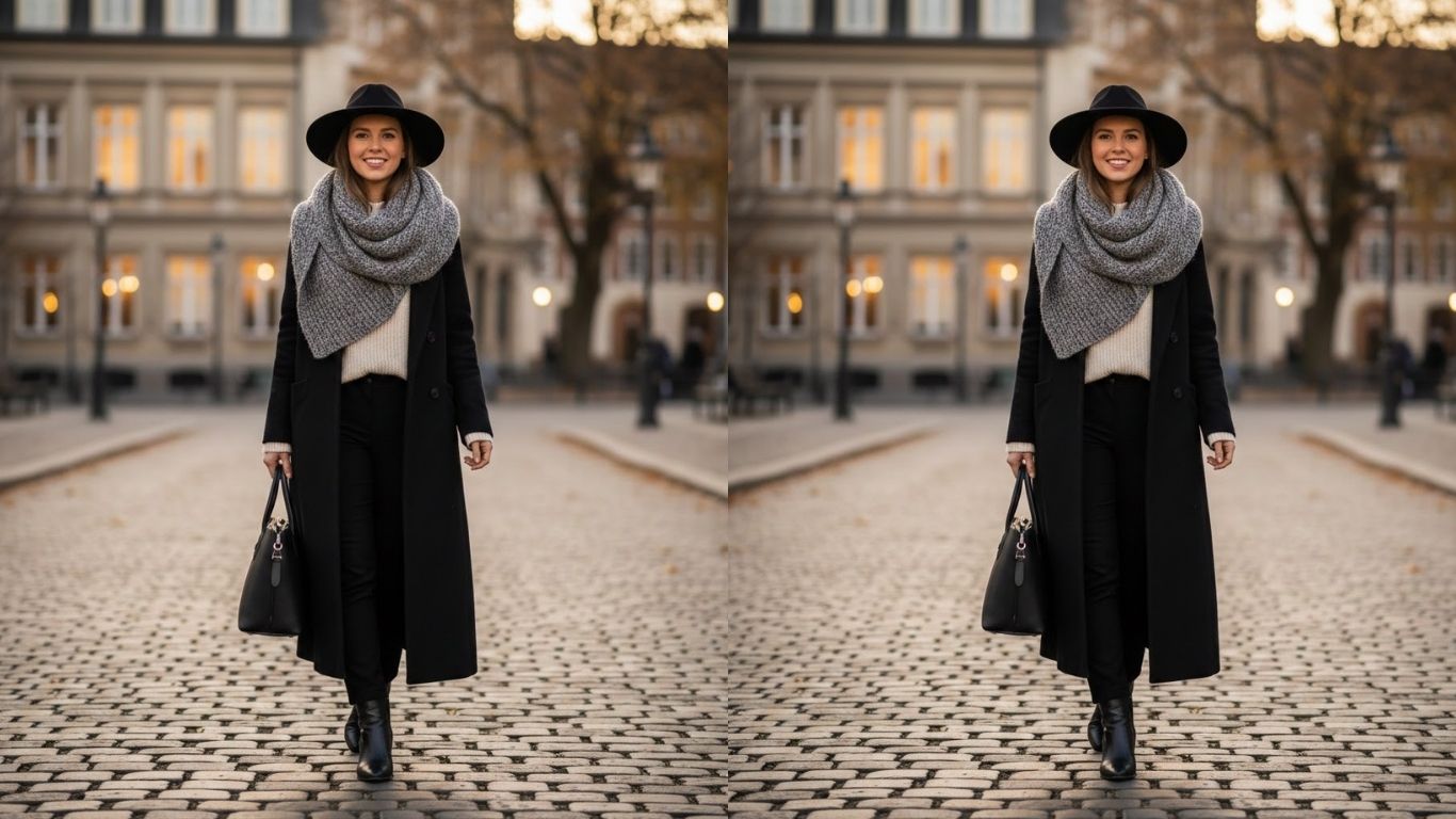15 Black Coat Outfits for Timeless Everyday and Seasonal Style