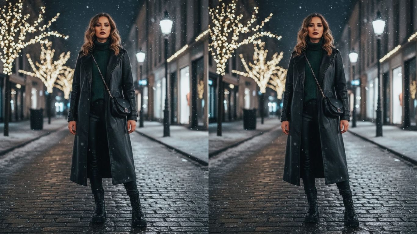 15 Black Leather Coat Outfit Ideas for Bold Timeless Style Looks