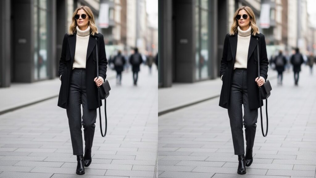 15 Black Short Trench Coat Outfit Ideas