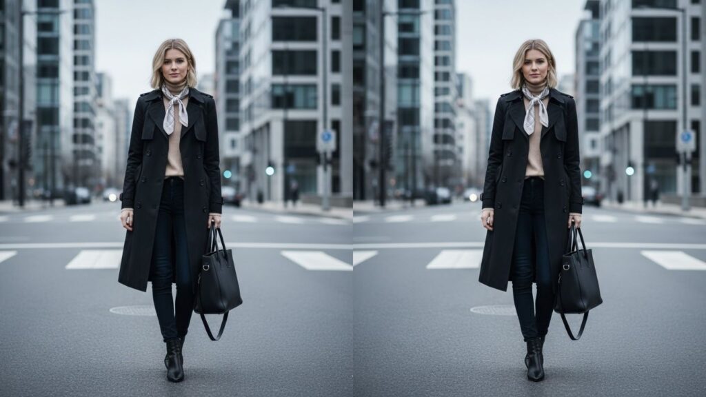 15 Black Trench Coat Outfit Ideas 