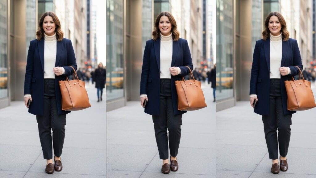 15 Business Casual Plus Size Winter Outfits 