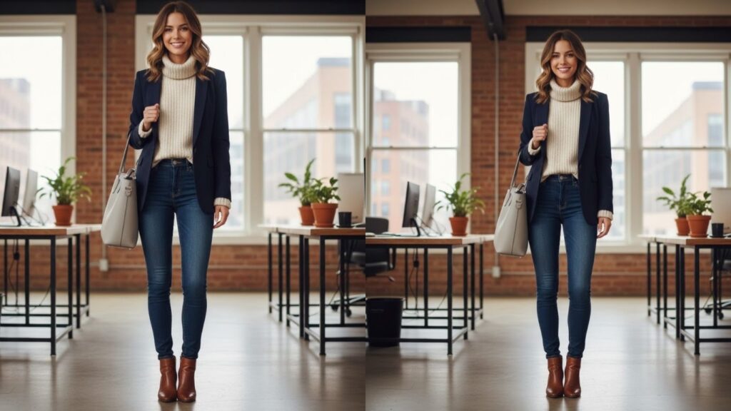 15 Casual Office Outfit Winter Ideas