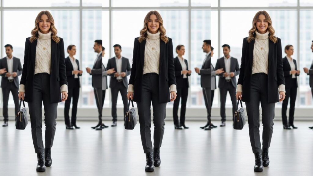 15 Combat Boots Work Outfit Winter