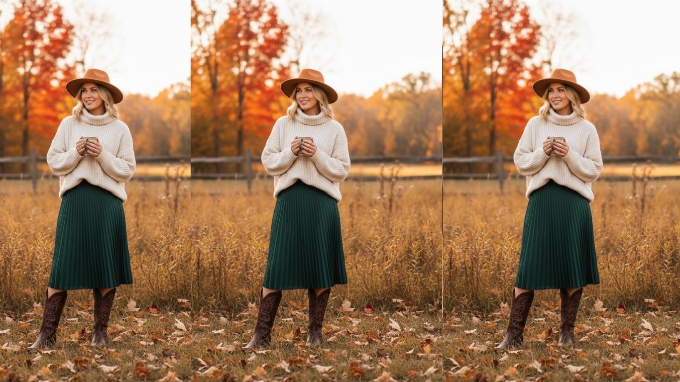 15 Cowboy Boots Outfit Fall Ideas for Cozy, Stylish Autumn Looks
