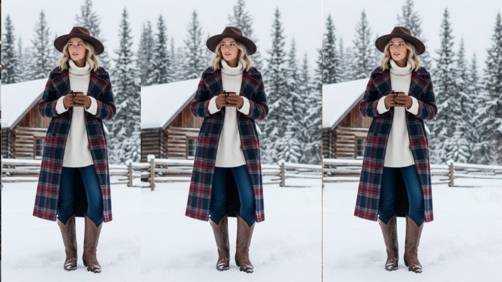 15 Cowboy Boots Outfit Winter Ideas