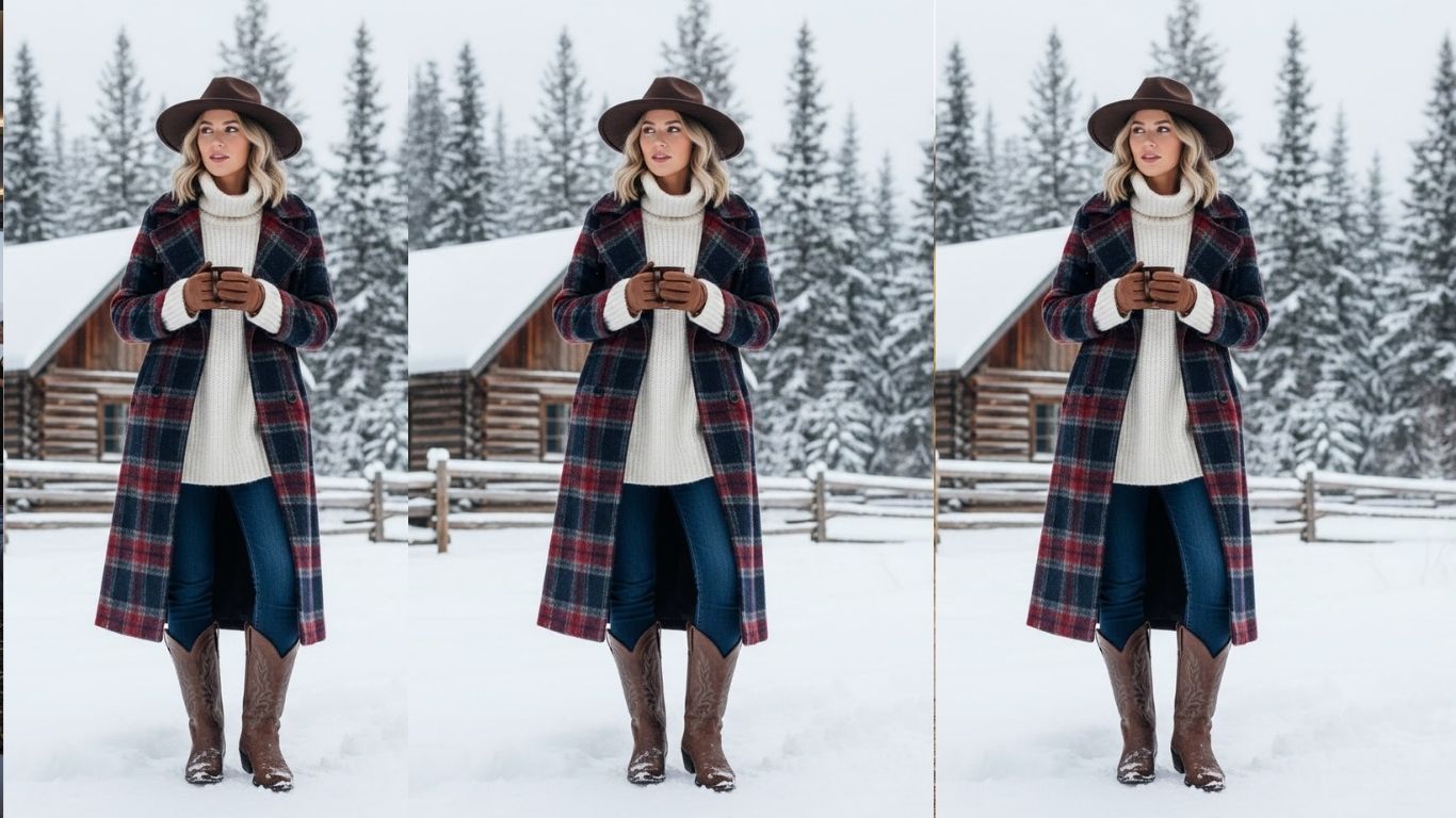 15 Cowboy Boots Outfit Winter Ideas for Cozy, Stylish Cold Days