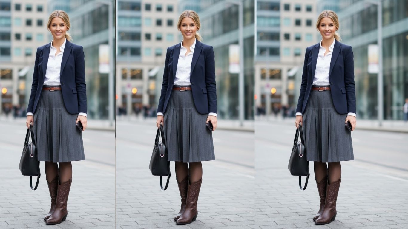 15 Cowboy Boots Work Outfit Ideas for Polished Professional Style