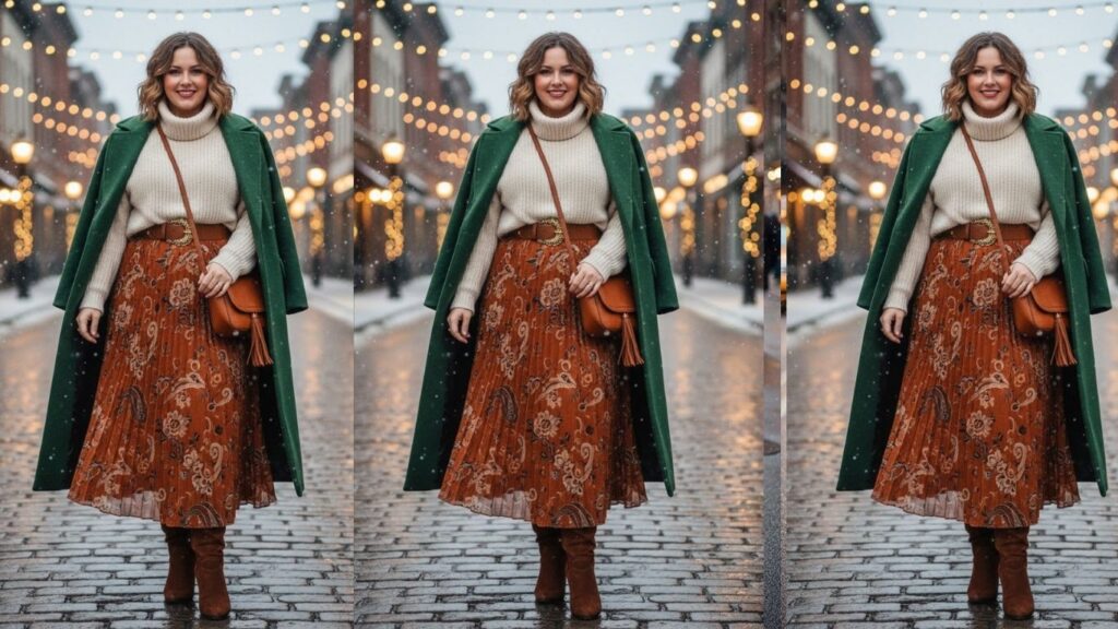 15 Cozy Plus Size Boho Winter Outfits