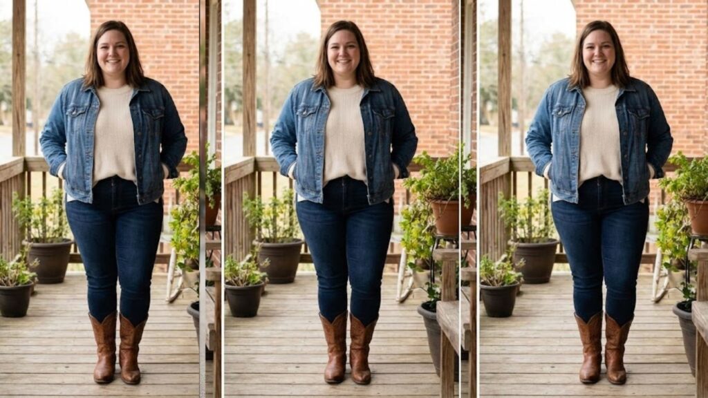 15 Plus Size Cowboy Boots Outfit Ideas
