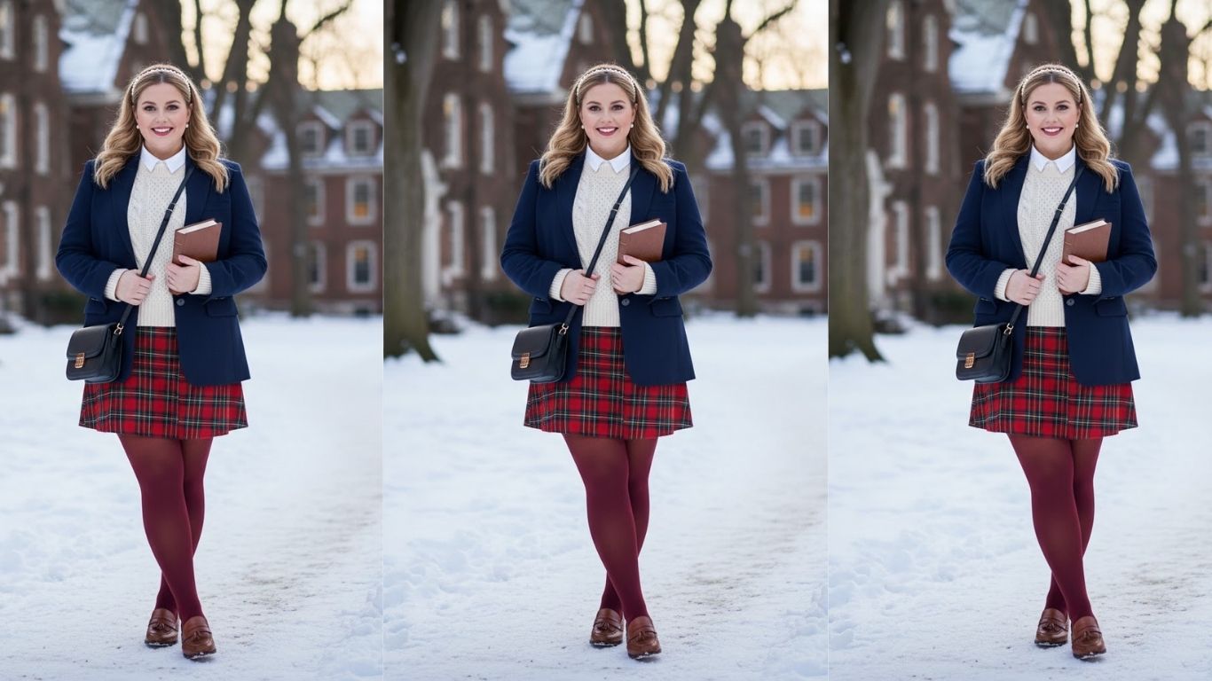 15 Plus Size Preppy Winter Outfits for Chic Seasonal Style