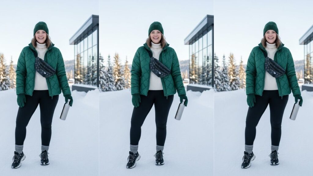 15 Plus Size Sporty Outfits for Winter 
