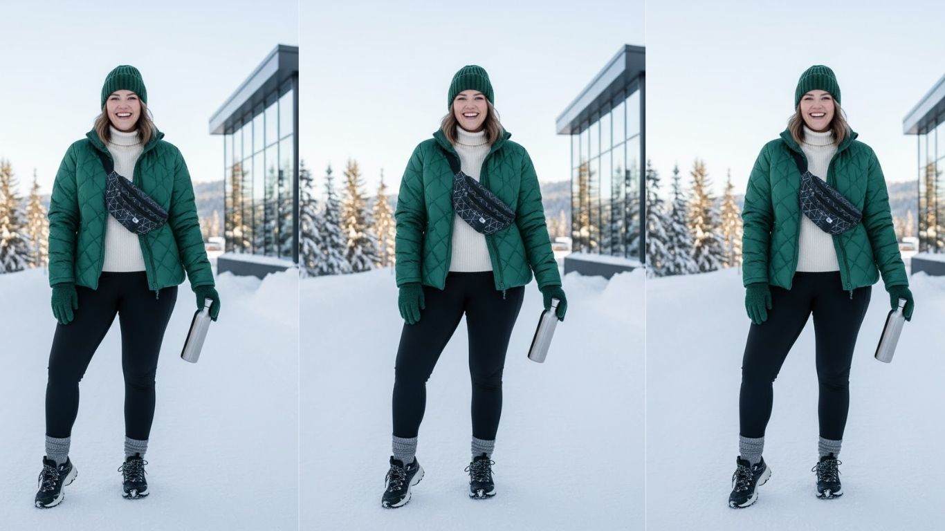15 Plus Size Sporty Outfits for Winter That Keep You Stylish & Cozy