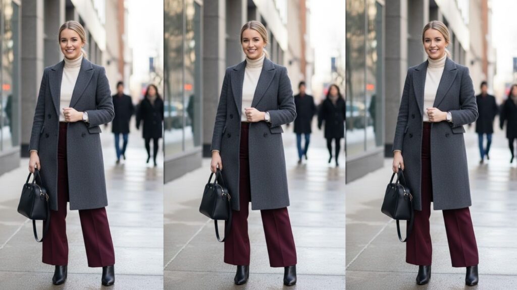 15 Plus Size Winter Work Outfits 