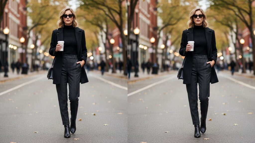 15 Short Black Coat Outfit Ideas