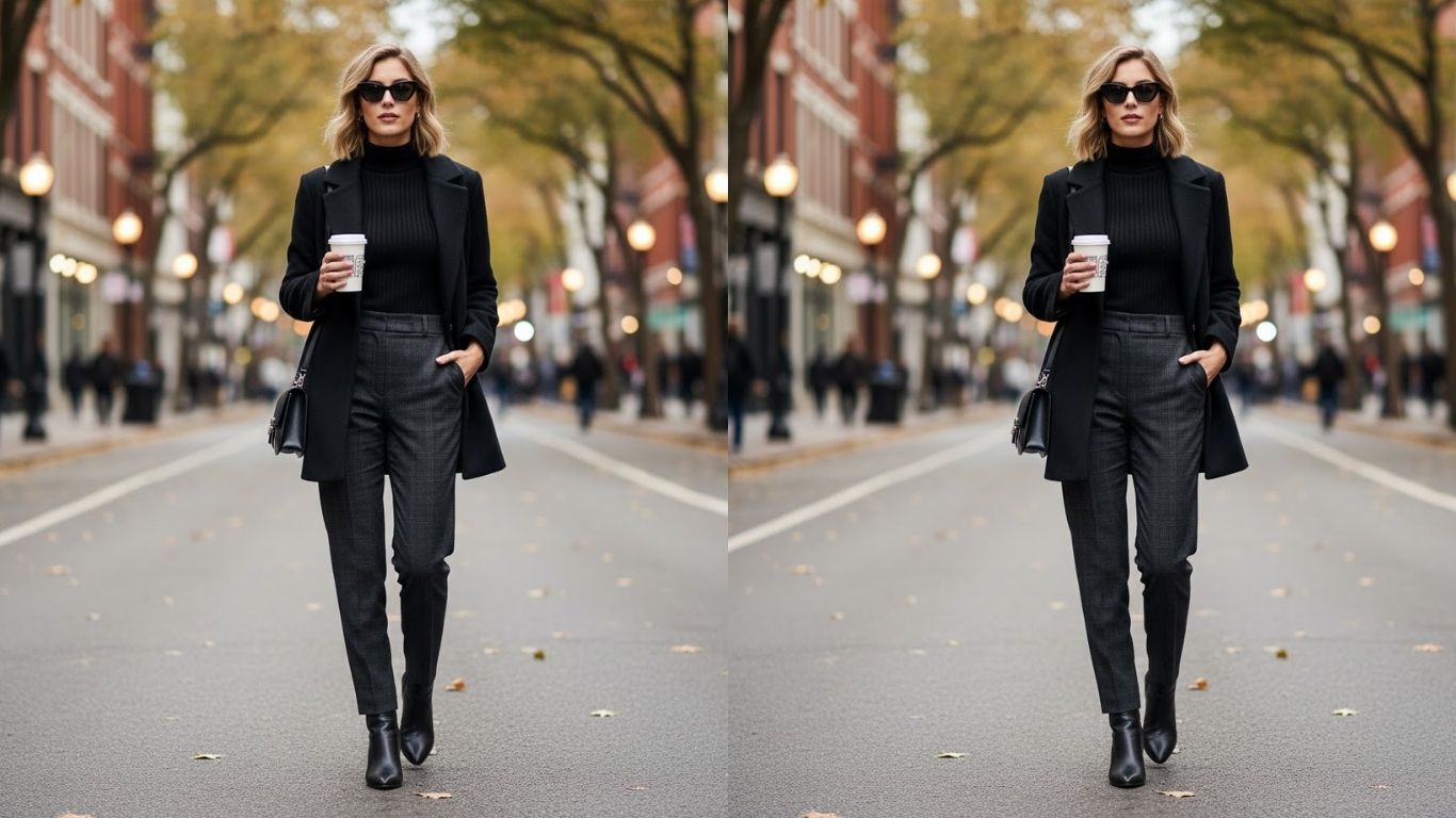 15 Short Black Coat Outfit Ideas for Chic Everyday Style