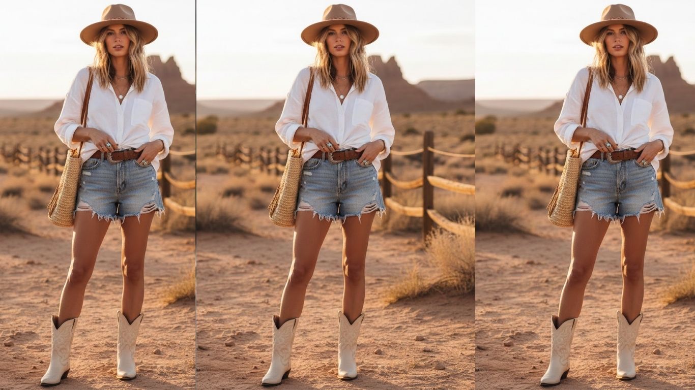 15 Short Cowboy Boots Outfit Ideas for Effortless Everyday Style