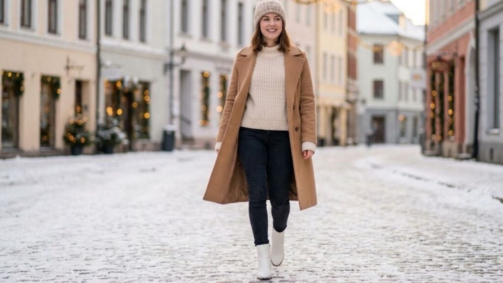 15 White Ankle Boots Outfit Winter Ideas