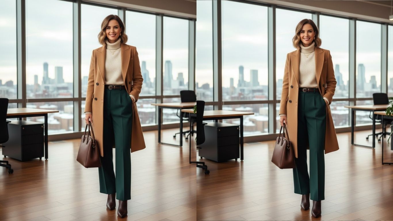 15 Winter Office Outfits For Stylish, Warm & Professional Days
