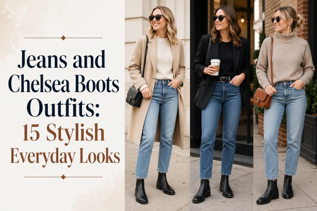 15 Jeans and Chelsea Boots Outfits