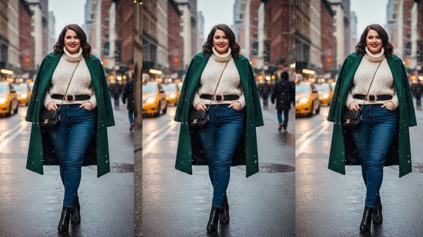 Winter Street Style Guide for Plus Size Women in New York