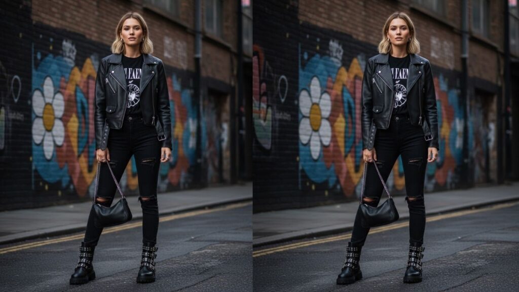 15 Ankle Biker Boots Outfit Ideas 