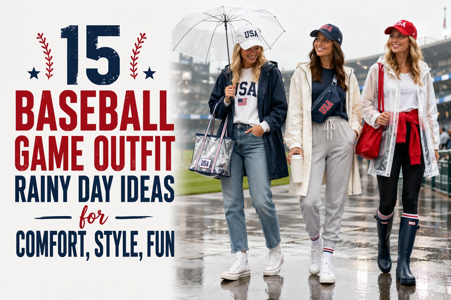 15 Baseball Game Outfit Rainy Day Ideas for Comfort, Style, Fun