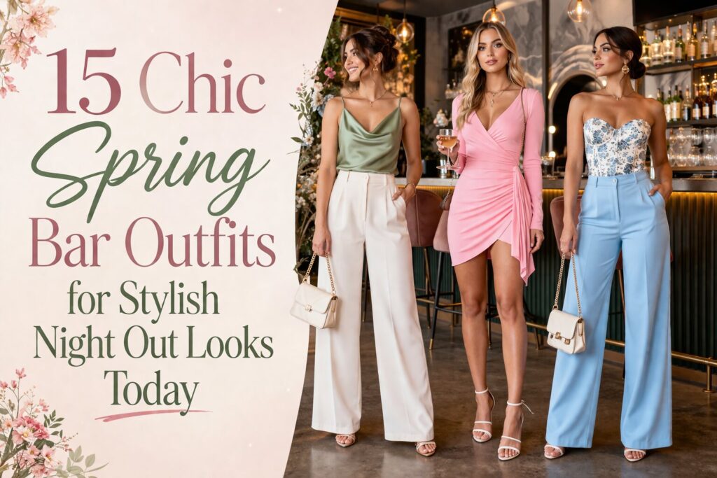 15 Chic Spring Bar Outfits