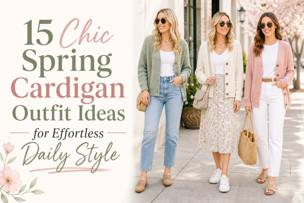 15 Chic Spring Cardigan Outfit Ideas