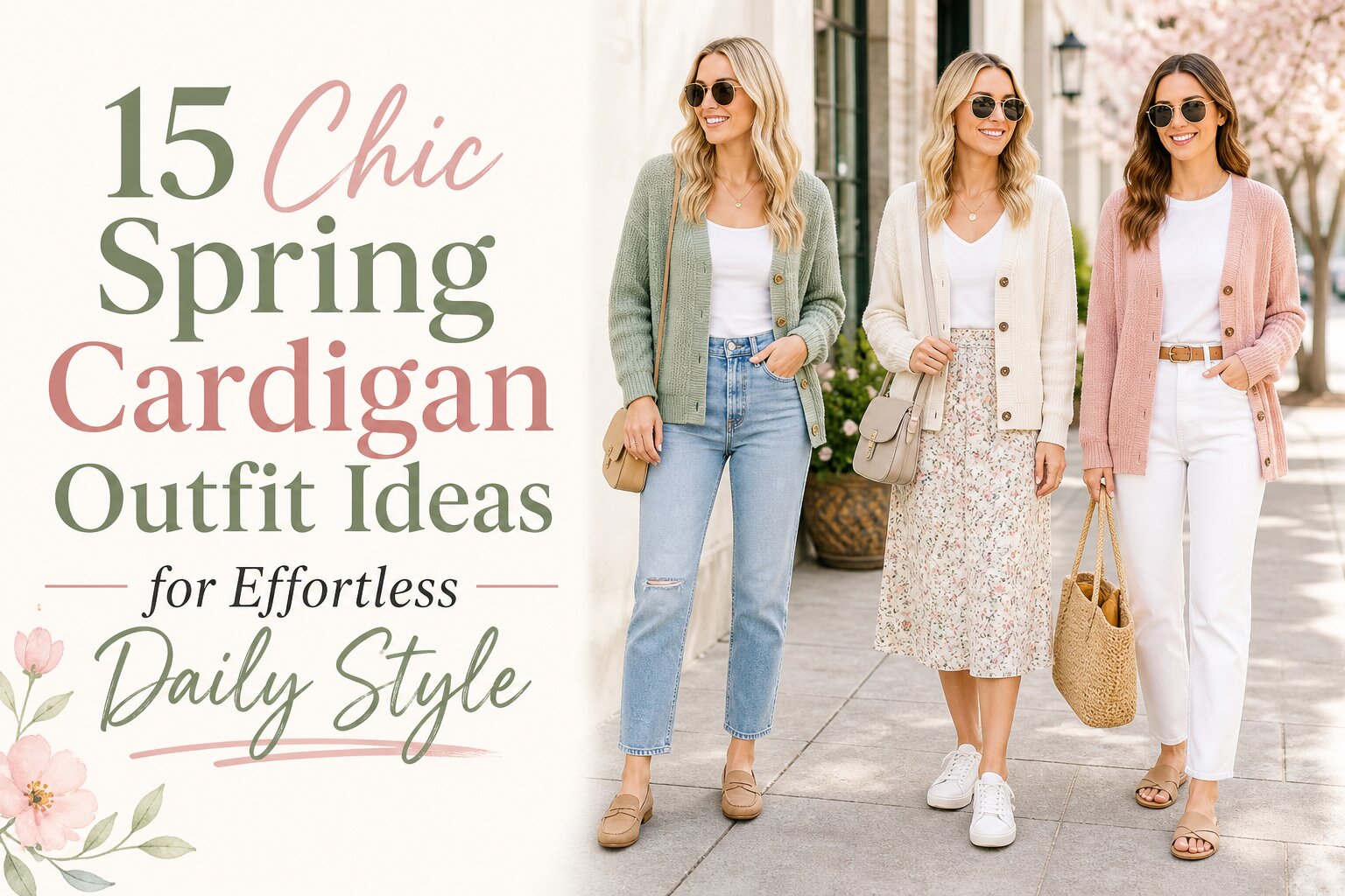 15 Chic Spring Cardigan Outfit Ideas for Effortless Daily Style