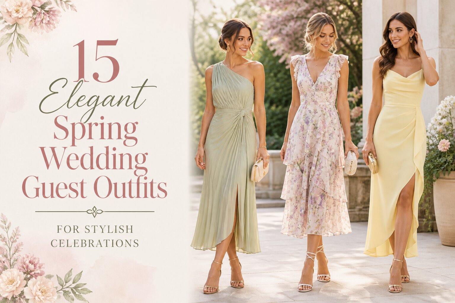 15 Elegant Spring Wedding Guest Outfits for Stylish Celebrations