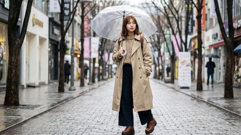 15 Korean Rainy Day Outfits