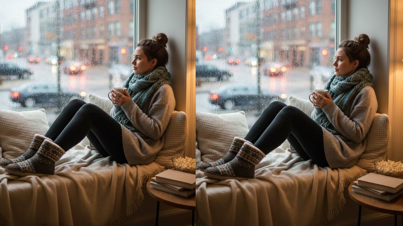 15 Lazy Rainy Day Outfit Ideas for Comfort, Warmth, and Style