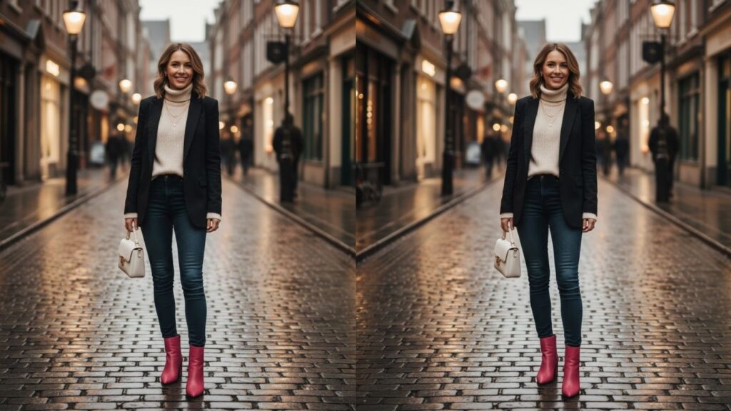15 Pink Ankle Boots Outfits for Chic, Confident Everyday Style