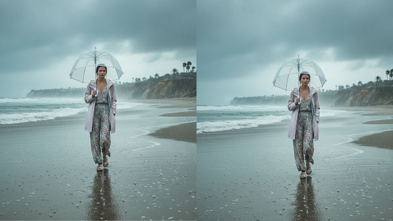 15 Rainy Day Beach Outfits Stylish Looks for Wet Days