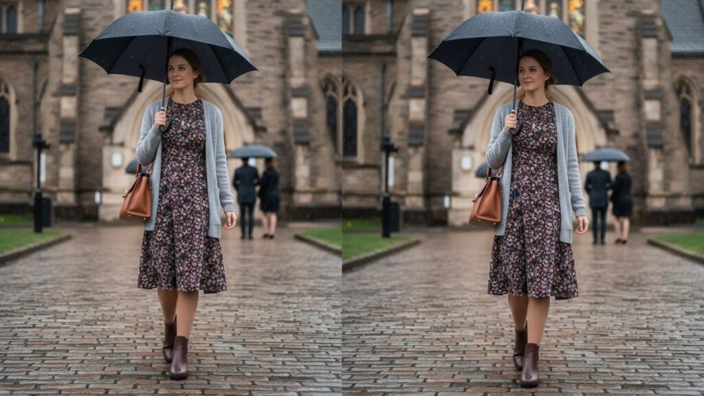 15 Rainy Day Church Outfit Ideas 