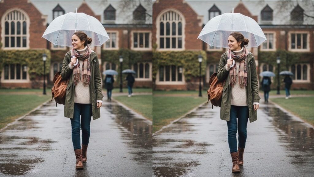 15 Rainy Day College Outfit Ideas 