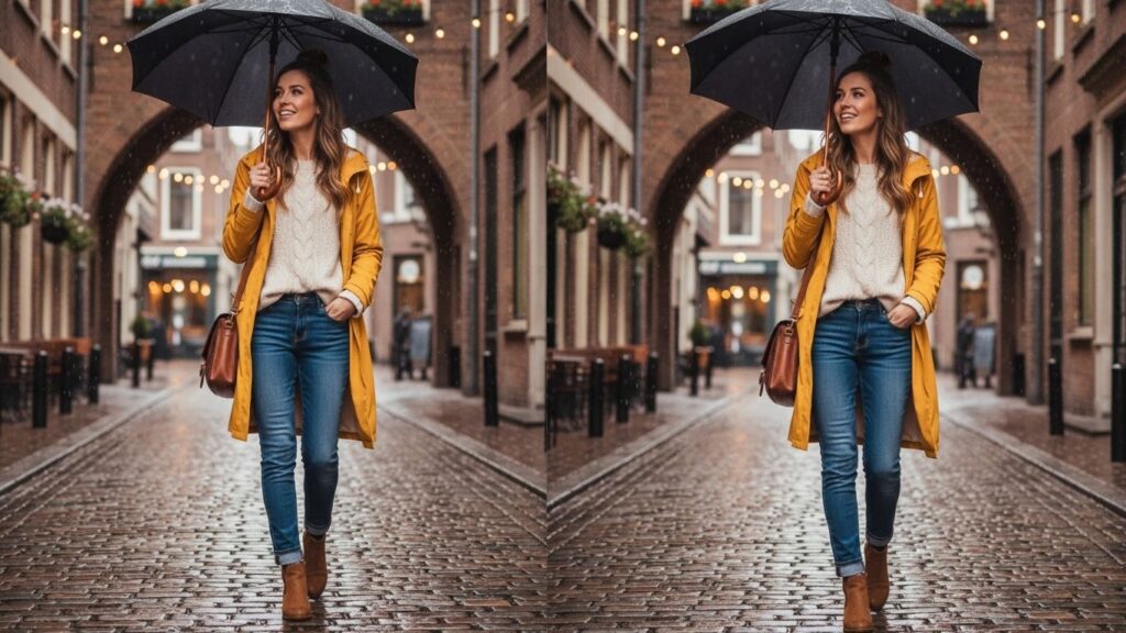 15 Rainy Day Jeans Outfit Ideas for Style, Comfort, and Weather: