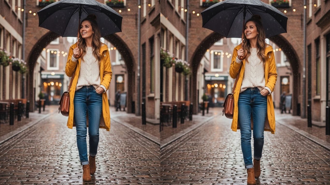 15 Rainy Day Jeans Outfit Ideas for Style, Comfort, and Weather: