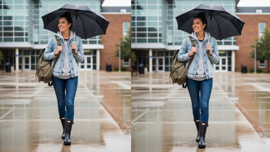 15 Rainy Day School Outfits for Comfortable, Weather-Ready Style