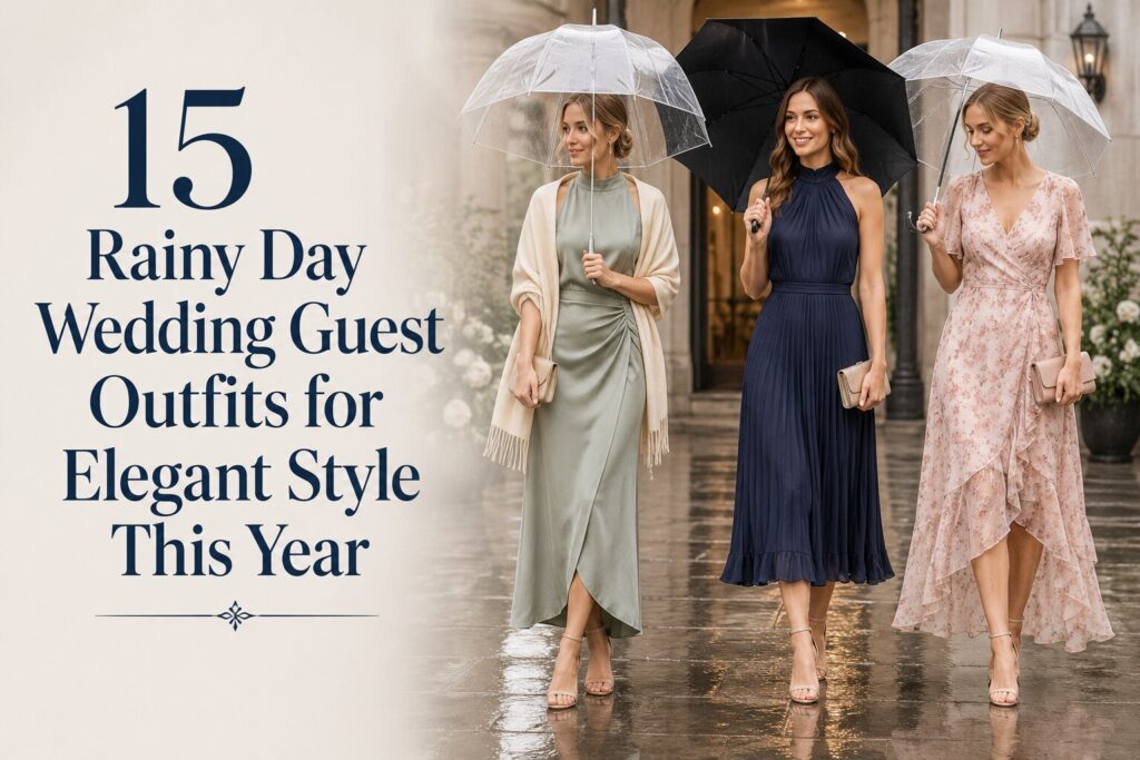 15 Rainy Day Wedding Guest Outfits