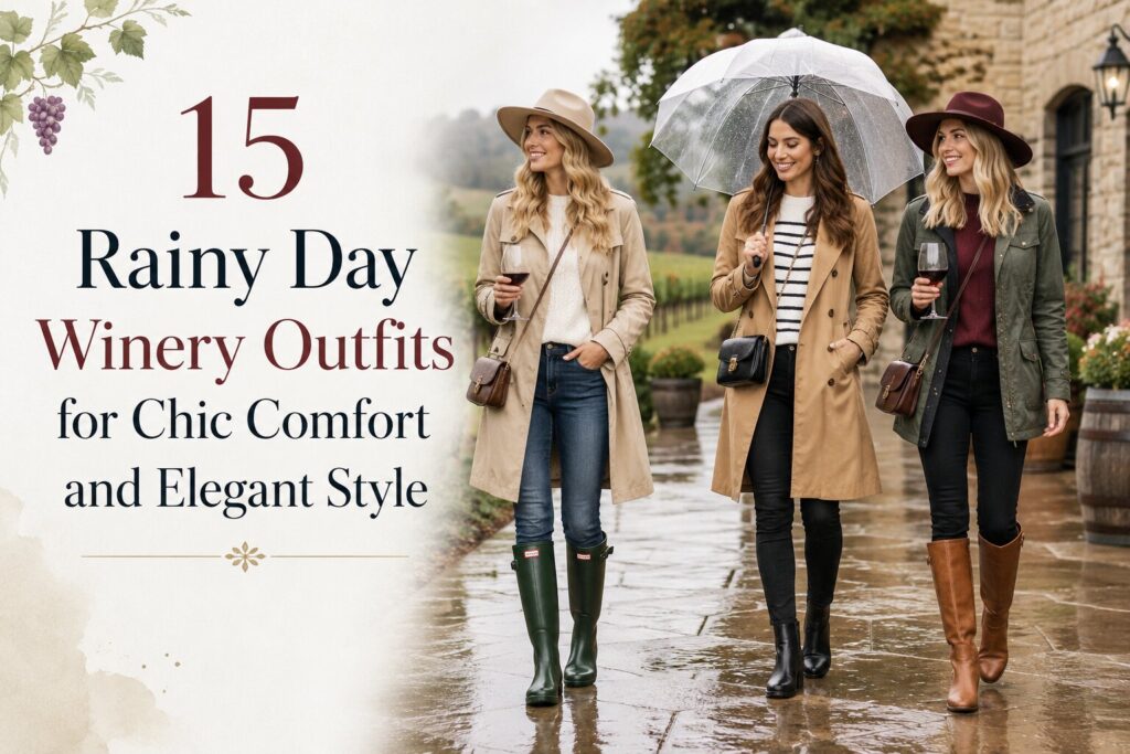15 Rainy Day Winery Outfits
