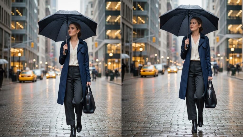 15 Rainy Day Work Outfit Ideas