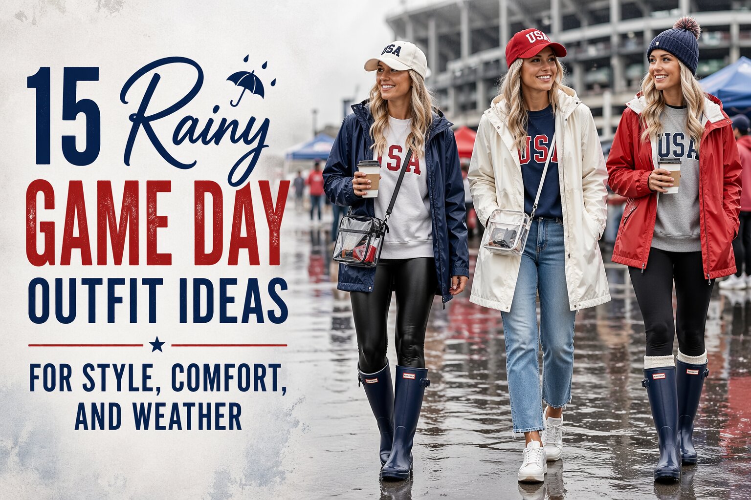 15 Rainy Game Day Outfit Ideas for Style, Comfort, and Weather