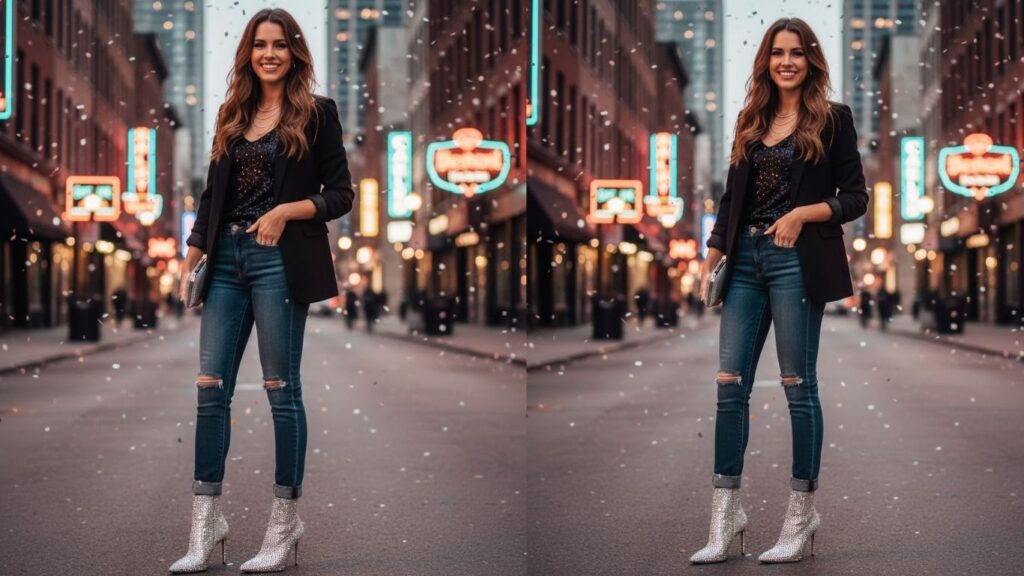 15 Rhinestone Ankle Boots Outfits