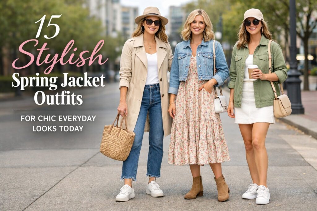 15 Stylish Spring Jacket Outfits