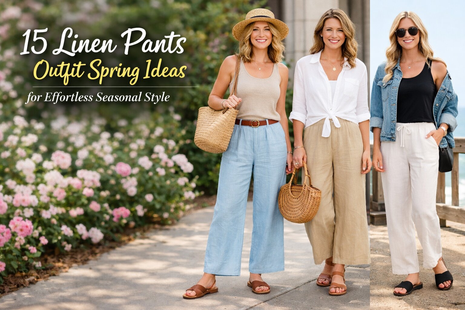 15 Linen Pants Outfit Spring Ideas for Effortless Seasonal Style