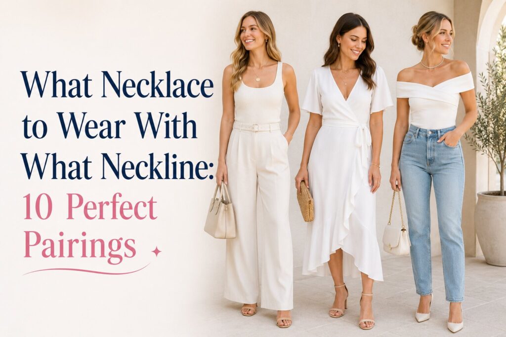 What Necklace to Wear With What Neckline