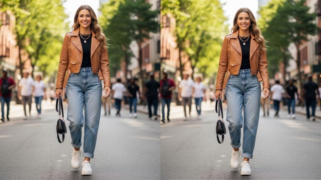 What to Wear With Baggy Jeans