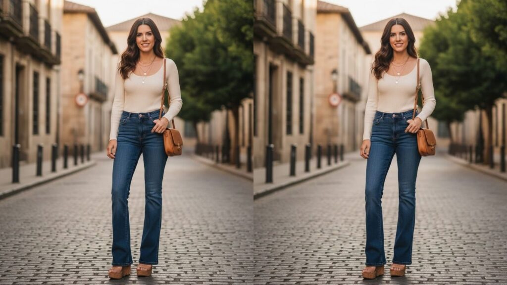 What to Wear With Flare Jeans