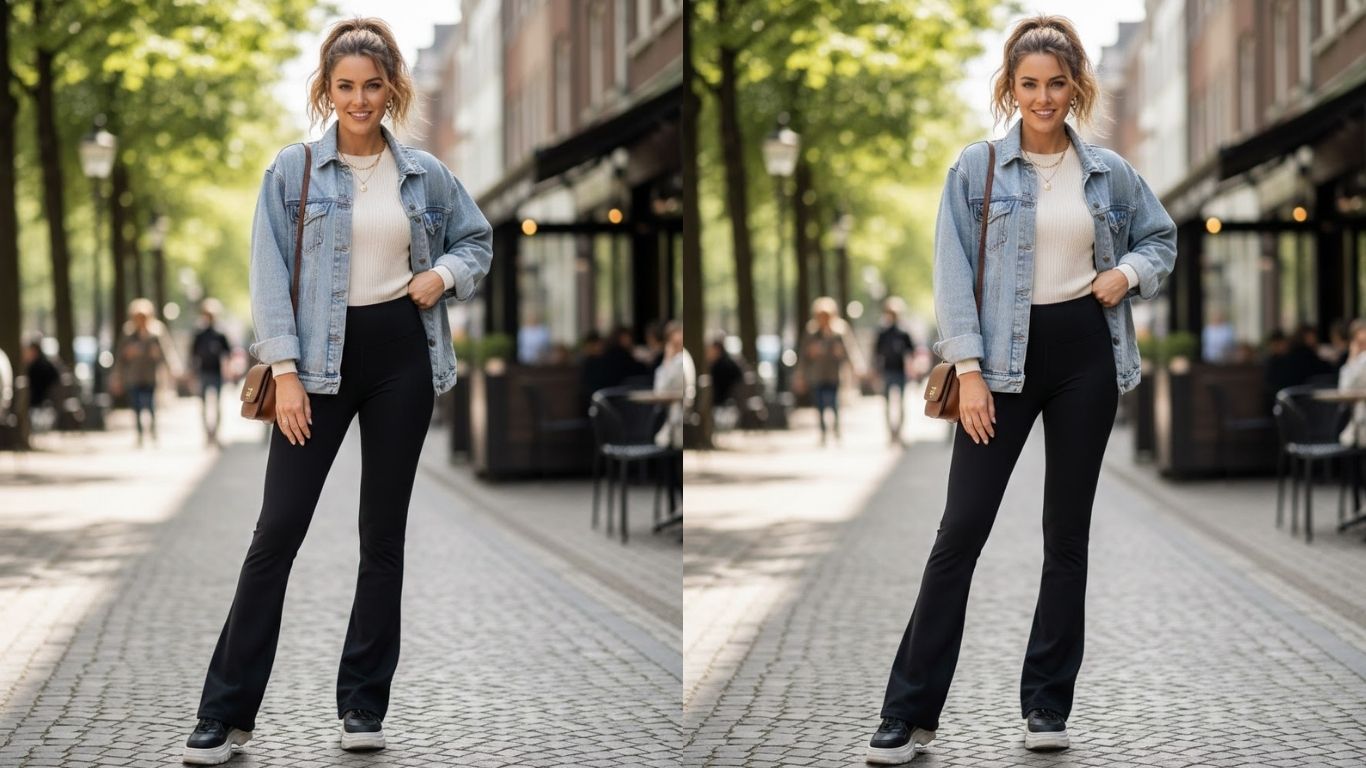 What to Wear With Flare Leggings: 10 Chic Everyday Outfit Ideas